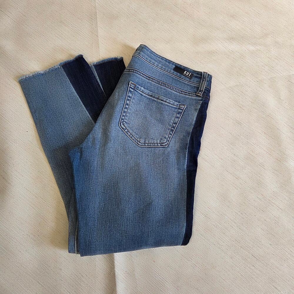 Kut from the Kloth "Reese" ankle straight leg jeans womans size 8